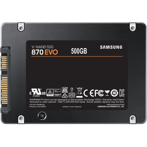 Samsung Ssd 870 Evo Pcle 3.0 Sata 2.5 500Gb MZ-77E500B Samsung Ssd 870 Evo Pcle 3.0 Sata 2.5 500Gb MZ-77E500B